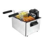 Freidora Eléctrica Morley FI-95L con 3 Canastillas 5.5 Lts - Imagen 3