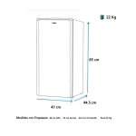 Frigobar Mabe Inox RMF04PRX0 Frost de 93Lts - Imagen 5