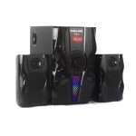 Parlante 2.1 Halion Raven HA-F40 BT, USB, FM 100W - Imagen 2
