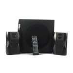 Parlante 2.1 Halion Raven HA-F40 BT, USB, FM 100W - Imagen 3