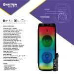Parlante Portátil Maxtron Maxim 8'' x 2 MX 313W Bluetooth - Imagen 4