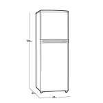 Refrigeradora Electrolux ERT18G2HNI Top Mount Frost 138L Gris - Imagen 4