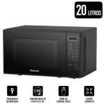 Horno Microondas Panasonic NN-SB25JBRPK Digital de 20 Litros
