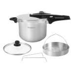 Olla a Presión Finezza FZ-608AC-IN Acero Inoxidable 6Lts