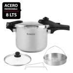 Olla a Presión Finezza FZ-800-AC 3 Pzs de Acero 8 Lts