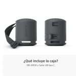Parlante Inalámbrico Sony SRS-XB100-BC con Bluetooth - Negro - Imagen 2