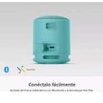 Parlante Inalámbrico Sony SRS-XB100-LC con Bluetooth - Celeste - Imagen 4