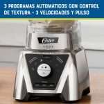 Licuadora Oster Xpert con Control de Textura BLST3BCAG con Blend-N-Go de 750 ml - Imagen 7