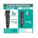 Maquina Barbería Pro Clipper Trimmer VGR V-640 S2 9000 Rpm - Imagen 6