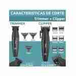 Maquina Barbería Pro Clipper Trimmer VGR V-640 S2 9000 Rpm - Imagen 3