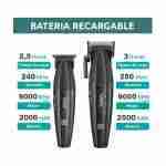 Maquina Barbería Pro Clipper Trimmer VGR V-640 S2 9000 Rpm - Imagen 5
