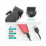 Maquina Barbería Pro Clipper Trimmer VGR V-640 S2 9000 Rpm - Imagen 11