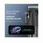 Maquina Barbería Pro Clipper Trimmer VGR V-640 S2 9000 Rpm - Imagen 13