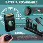 Máquina De Cortar Pelo VGR 3 En 1 Profesional Con Trimmer y Shaver USB-C - Imagen 8