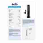 Ventilador de Aire Sole SOLAIR018 Tipo Torre 106cm - Imagen 6
