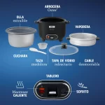 Arrocera Oster CKSTRC15DFBLK 053 DiamondForce 3 en 1 De 15 Tazas - Imagen 8
