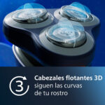 Afeitadora Philips S2885-02 6d Inalámbrica Anticorrosiva Carga 1 Hra - Imagen 7