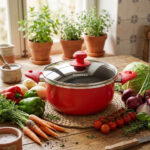 Olla Finezza FZ-X320AH Antiadherente de 2Lts Rojo - Imagen 4
