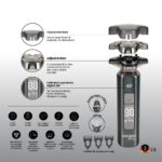 Afeitadora Siegen SG-7225 One Shave Glide 3 en 1 - Imagen 7