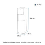 Dispensador de Agua Mabe MXCF05PFS de 20Lts Caliente, Templada, Fría - Imagen 6