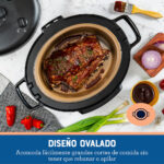 Multiolla Ovalada rápida Oster CKSTPCECOV57-053 de 5.7Lts 1000w - Imagen 3