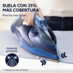 Plancha de Vapor Oster GCSTAC7202-053 AeroGlide S7200 Azul - Imagen 3