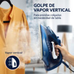 Plancha de Vapor Oster GCSTAC7202-053 AeroGlide S7200 Azul - Imagen 6