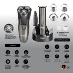 Set Afeitadora y Cortapelo Siegen SG-8440C01 Multistyler 4 en 1 - Imagen 5