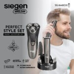 Set Afeitadora y Cortapelo Siegen SG-8440C01 Multistyler 4 en 1 - Imagen 7