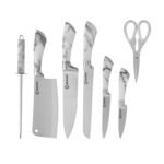 Set De Cuchillos + Tijeras Miray SCM-2 de 8 Pzas Acero Inoxidable - Imagen 2
