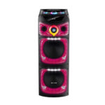 Torre de Sonido Halion HA-1244 Con 02 Bocinas de 2*12" Karaoke RGB - Imagen 2