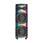 Torre de Sonido Halion HA-1246 Con 02 Bocinas de 2*12" Karaoke RGB - Imagen 2