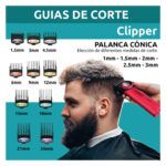 Máquina De Cortar Pelo VGR 9000 RPM V-001 Profesional Rojo - Imagen 4