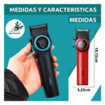 Máquina De Cortar Pelo VGR 9000 RPM V-001 Profesional Rojo - Imagen 2