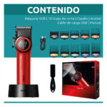 Máquina De Cortar Pelo VGR 9000 RPM V-001 Profesional Rojo - Imagen 6