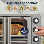 Horno Eléctrico - Airfryer Oster TSSTTV25FDMAFNS-053 25L Puertas Francesas - Imagen 6