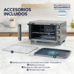 Horno Eléctrico - Airfryer Oster TSSTTV25FDMAFNS-053 25L Puertas Francesas - Imagen 5