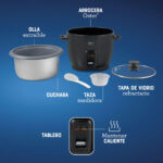 Olla Arrocera Oster CKSTRCB10DFBLK-053 1.8Lts 10Tzs - Imagen 5