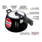 Olla de Presión Hawkins Handi Contura CB65 6.5 Litros Negra - Imagen 3