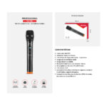 Micrófono Inalámbrico Maxtron MX 788 Professional Hasta 20m - Imagen 8