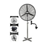 Ventilador Industrial de Piso y Pared Trevely VT-30A 2 en 1 30" 230w