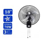 Ventilador de Pared Trevely VT-1804 de 18" 70w