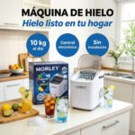 Máquina Para hacer Hielo Morley HM-100 1.8Lts Automática - Imagen 3