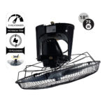 Ventilador Orbital de Techo Imaco OCF 7919 360° 18" de 75w