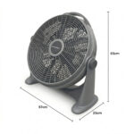 Ventilador de Piso Premier AB-8703BXR-2 de 20" C.C Remoto 100w - Imagen 9